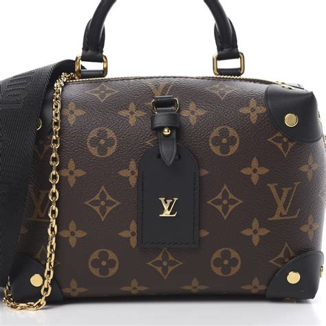 louis vuitton petite malle souple black monogram|Louis Vuitton petite bag.